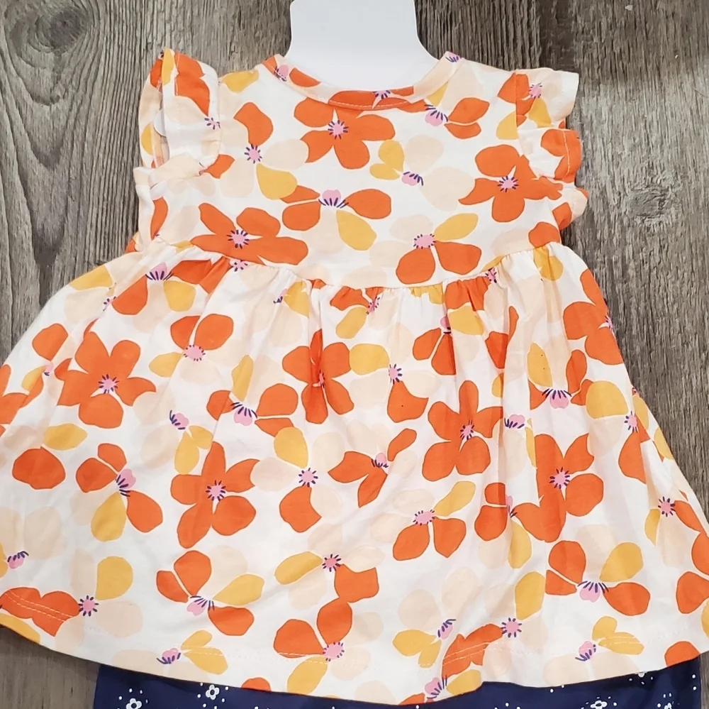 Carter's Flower One Piece & Dress Set of 2